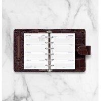 FILOFAX Kalendereinlage 2027 - POCKET - 1 Woche = 2 Seiten - weiss - deutsch