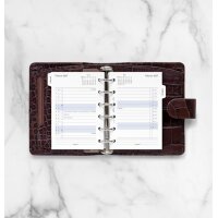 FILOFAX Kalendereinlage 2027 - POCKET - 1 Monat = 2 Seiten mit Register - weiss - deutsch