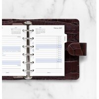 FILOFAX Kalendereinlage 2027 - POCKET - 1 Monat = 2 Seiten mit Register - weiss - deutsch