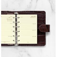 FILOFAX Kalendereinlage 2027 - POCKET - 1 Woche = 2 Seiten - creme cotton - deutsch