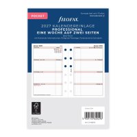 FILOFAX Kalendereinlage 2027 - POCKET - 1 Woche = 2...