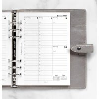 FILOFAX Kalendereinlage 2027 - A5 - 1 Woche = 2 Seiten - weiss - deutsch