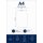 BRUNNEN Kollegeblock A4 Student - Lin 28 - kariert - Premium 90g Papier 80 Blatt Zebra
