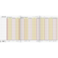BRUNNEN Urlaubsplaner 2028 - Jumbograph - 647x297mm -...