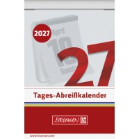 BRUNNEN Abreißkalender 2027 Nr. 3 - 54×80mm -...