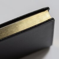 BRUNNEN Taschenkalender 2027 - Modell 731 - A6 - 1 Woche auf 2 Seiten - Leder schwarz