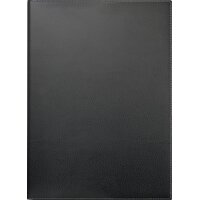 BRUNNEN Buchkalender 2027 - Modell 781 - A4 - 1 Woche = 2 Seiten - Premium Kunstleder schwarz