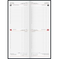 BRUNNEN Vormerkbuch Mod. 784 2027 | 108×297 mm, Papier, blau