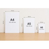 BRUNNEN Buchkalender 2027 - Modell 789 - A4 - 1 Tag auf 1 Seite - Kunststoff grau