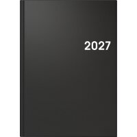 BRUNNEN Buchkalender Mod. 795 2027 | A5, Kunststoff, schwarz