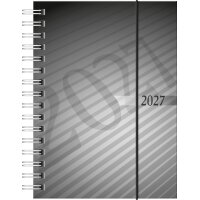 rido Taschenkalender Mod. perfect/Technik I 2027 | A6, Kunststoff, anthrazit