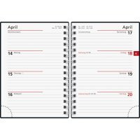 rido Taschenkalender Mod. perfect/Technik I 2027 | A6, Kunststoff, anthrazit