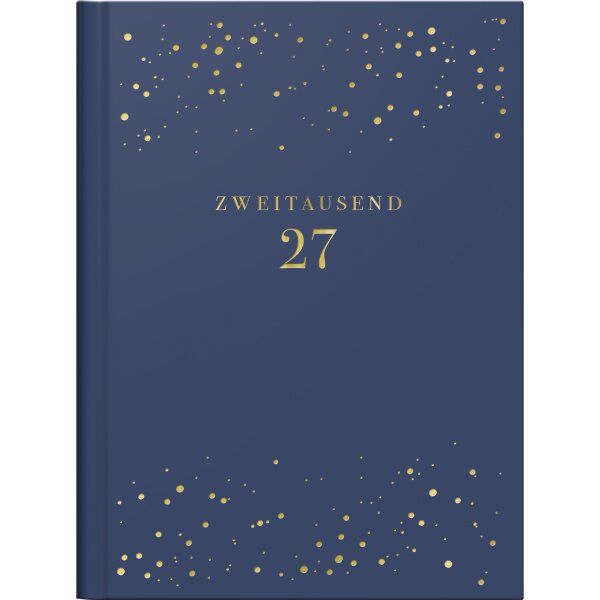 rido Taschenkalender Premium Young Line Mini 2027 „Starry Night“ | A6, Kunstleder