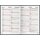 rido Taschenkalender 2027 - Modell partner/Industrie - A7 - 1 Woche auf 2 Seite - Leder dunkelrot - Goldschnitt - Premium