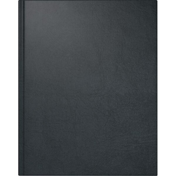 rido Buchkalender 2027 - Modell Managerkalender TM - 205x260mm - 1 Woche auf 2 Seiten - Kunstleder schwarz - Premium