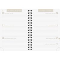 BRUNNEN Schülerkalender A5 HC 1 Woche = 2 Seiten Linen
