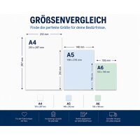 Sparpack Chefkalender 2026 + 27 - A5 - 1 Tag auf 1 Seite - Premium - schwarz