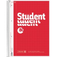 BRUNNEN Kollegeblock A4 Student - Lin 22 - kariert -...