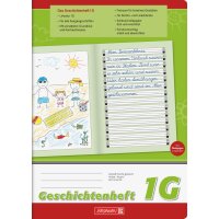 BRUNNEN Geschichtenheft A4 Lineatur 1G - 16 Blatt - 1 Klasse