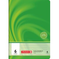 Vivendi Schulheft - A5 - Lin 6 unliniert - Premium Papier...
