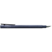 FABER-CASTELL Füller Neo Slim Aluminium dunkelblau F