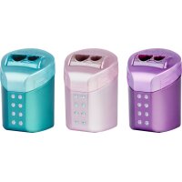 FABER-CASTELL Spitzer RollOn Sparkle - Doppelspitzdose,...