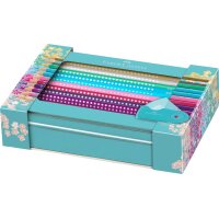 FABER-CASTELL Buntsifte Sparkle 20er - Geschenketui mit...