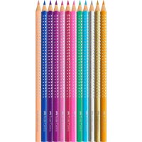 FABER-CASTELL Buntsifte Sparkle 20er - Geschenketui mit Spitzer