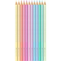 FABER-CASTELL Buntstifte Sparkle Pastell 12er - im Metalletui