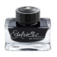 Edelstein tinte in Glas onyx-schwarz-, Edelstein Ink...