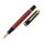 PELIKAN Füllhalter Souverän M400 schwarz-rot B-Goldfeder - hochwertiger Kolbenfüllhalter im Geschenk-Etui