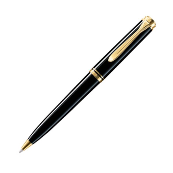PELIKAN Kugelschreiber Souverän K600 schwarz, -,hochwertiger Drehkugelschreiber im Geschenk-Etui, 980193