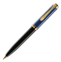 PELIKAN Kugelschreiber Souverän K800 schwarz-blau, -,hochwertiger Drehkugelschreiber im Geschenk-Etui, 997007
